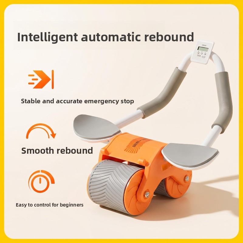 Ab Roller Wheel With Elbow Support - Automatyczny mechanizm powrotu, podpórka pod łokieć,