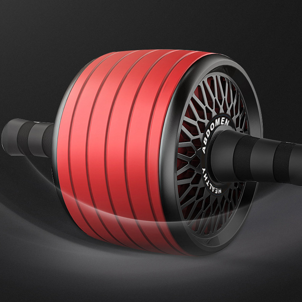 Ciche kółko do ćwiczeń, czerwo – Ab Roller Wheel With Elbow Support recenzja i cena
