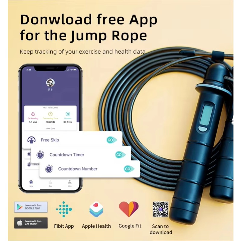 Gorąca wyprzedaż hurtowa liczn – Smart Jump Rope Digital Counter recenzja i cena