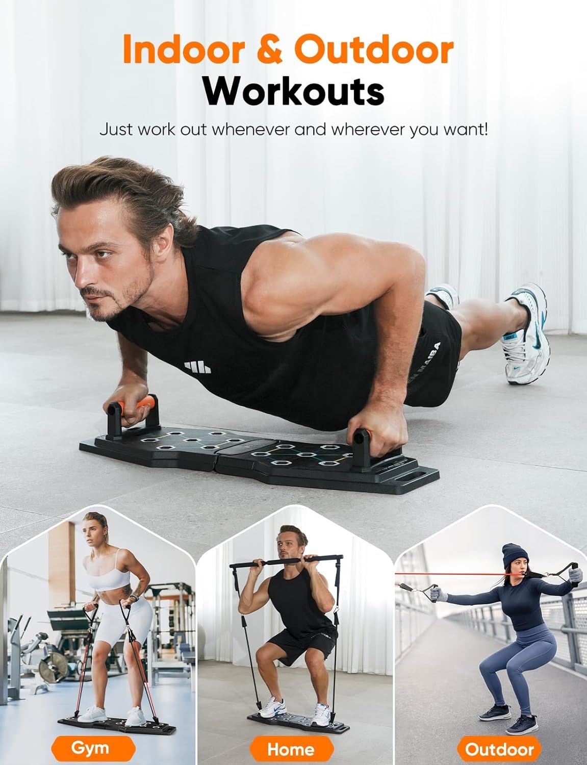 Wielofunkcyjny, składany zesta – Pilates Bar Kit With Resistance Bands recenzja i cena